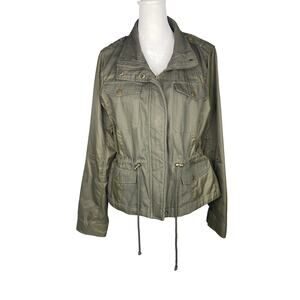 Maralyn and Me Olive Green Utility Jacket - Size M